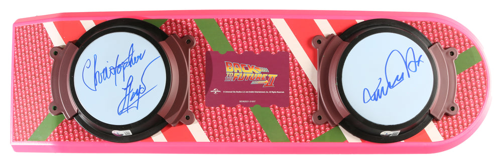 Back to the Future Part II Prop Replica Hoverboard (Beckett Witnessed) Signed by Michael J. Fox & Christopher Lloyd