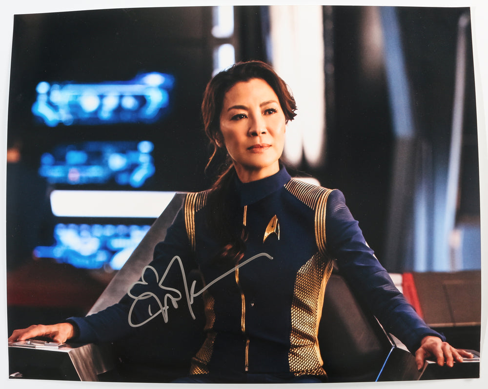 Michelle Yeoh stars as Georgiou in Stark Trek: Discovery Signed 16x20 Photo