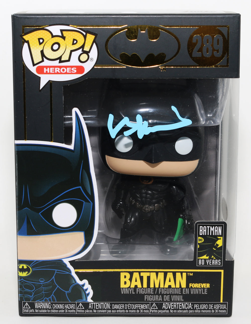 Val Kilmer as Batman in Batman Forever (Celebrity Authentics / JSA) Signed Funko POP! #289