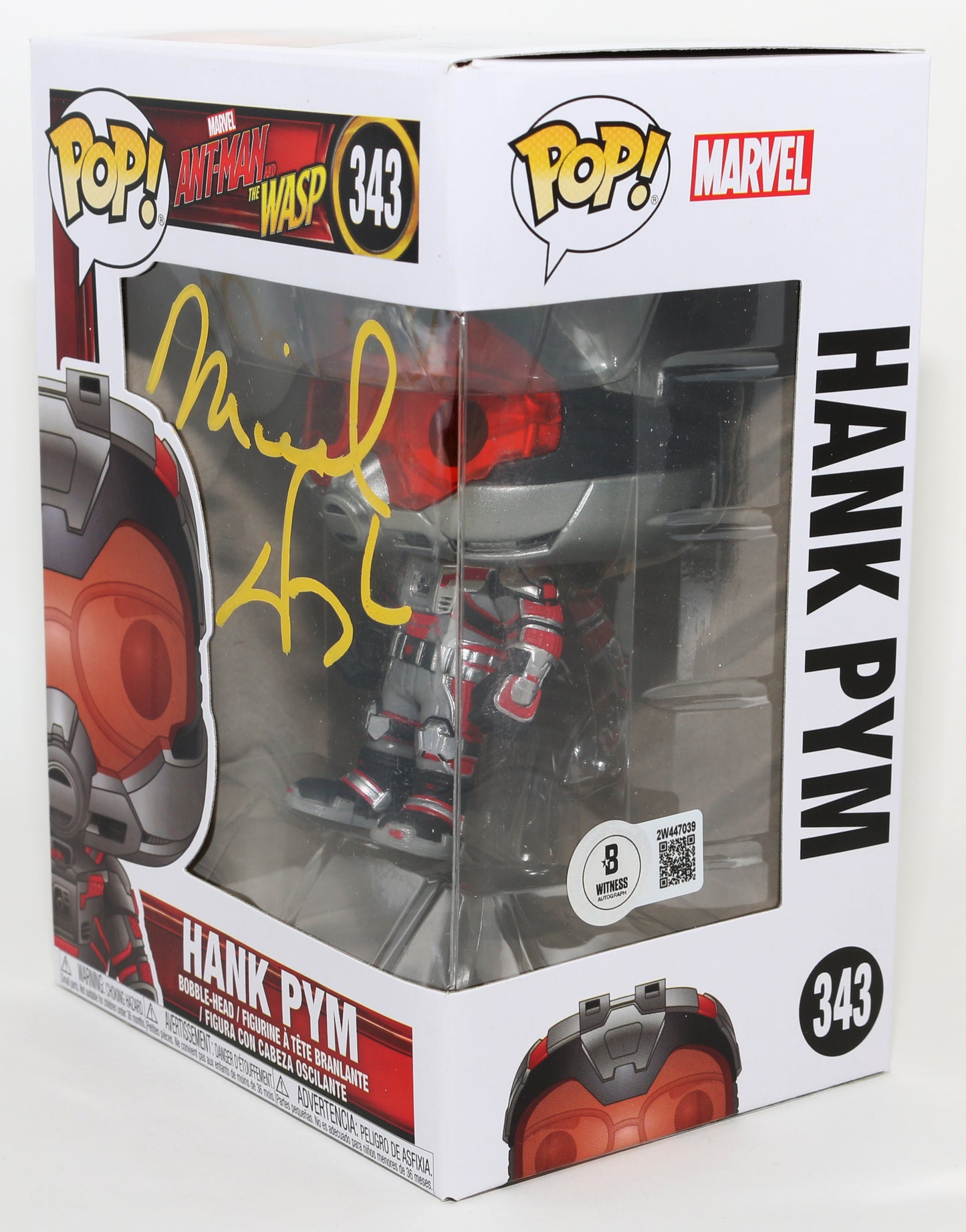 
                  
                    Michael Douglas as Hank Pym in Ant-Man and The Wasp (Beckett) Signed Funko POP! #343
                  
                