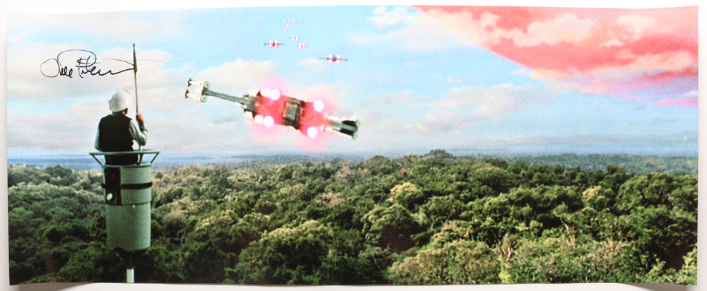 Lorne Peterson Star Wars: A New Hope ILM Visual Effects Artists Signed 12x30 Poster