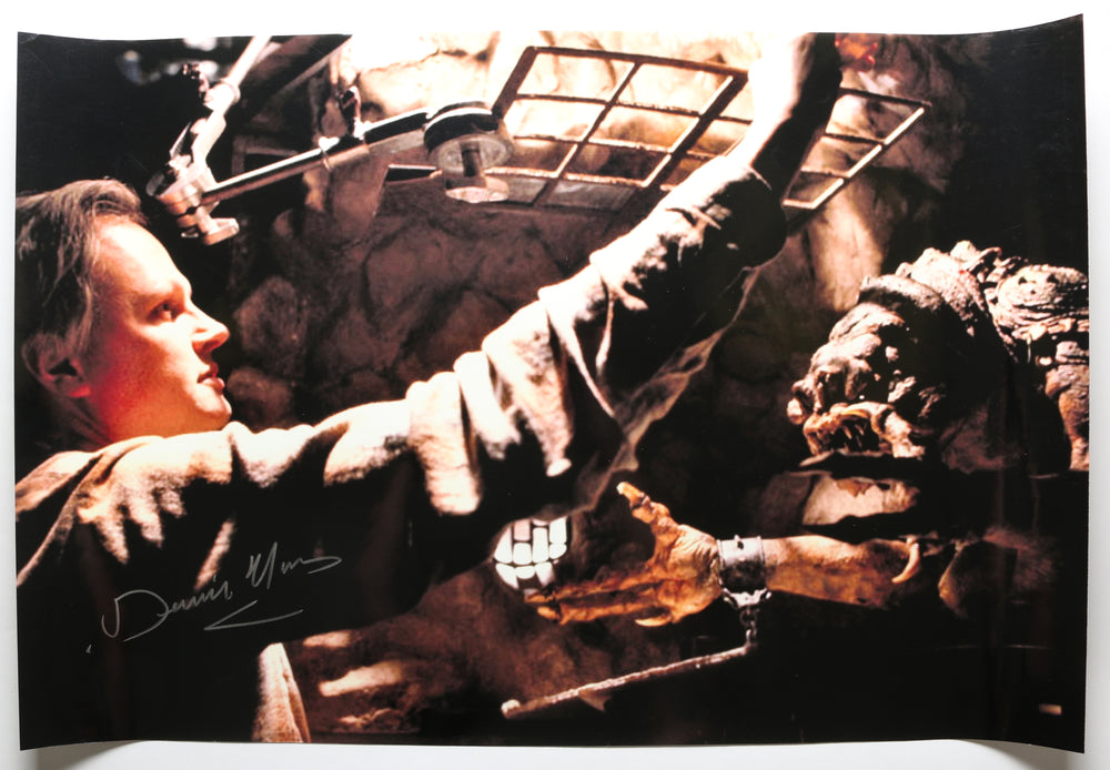Dennis Muren Star Wars: Return of the Jedi Rancor ILM Visual Effects Artist Signed 20x30 Poster