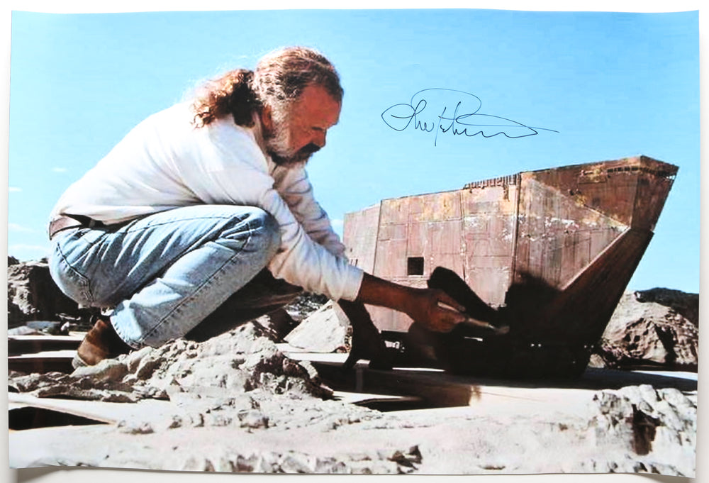 Lorne Peterson Star Wars: A New Hope ILM Visual Effects Artists Signed 20x30 Poster