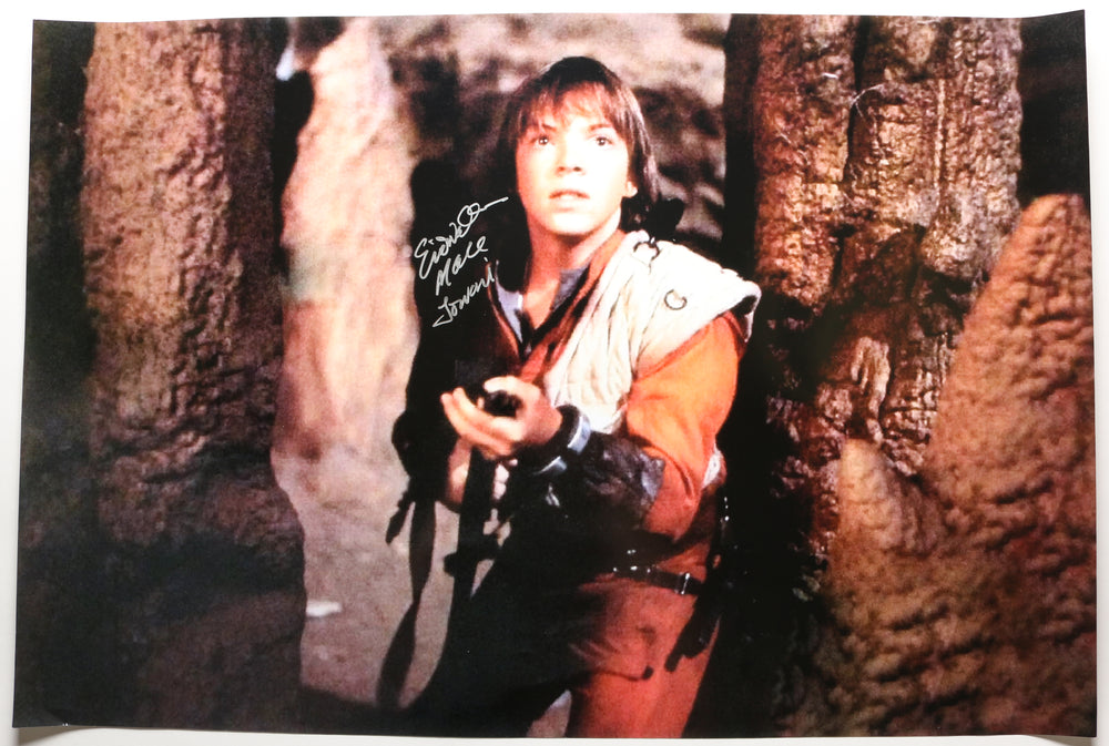 Eric Walker as Mace Towani in Star Wars Caravan of Courage: An Ewok Adventure Signed 20x30 Poster