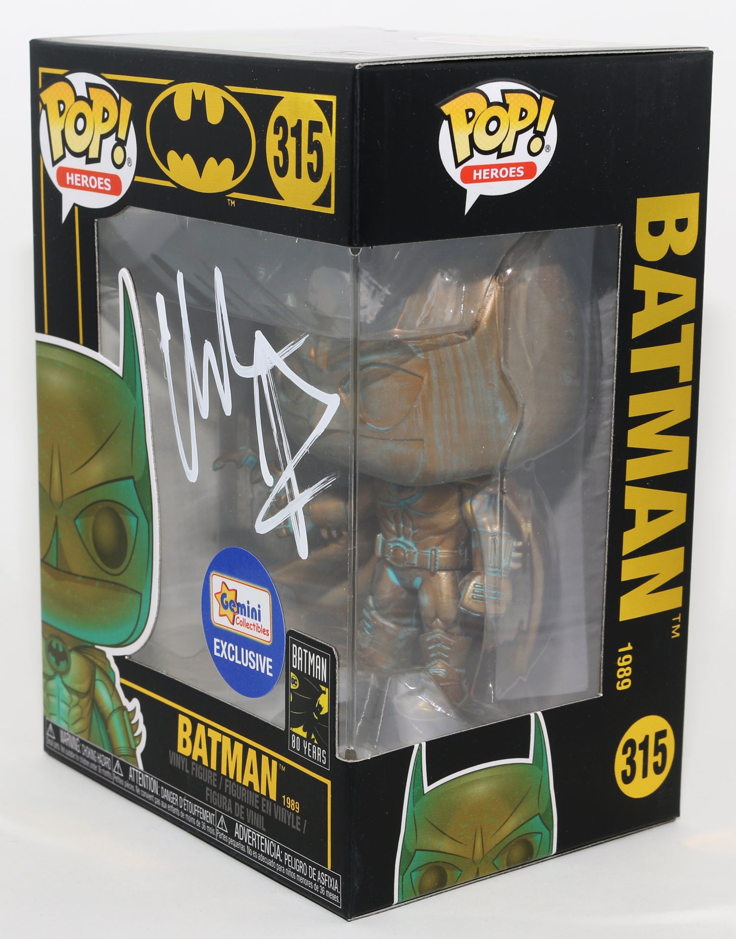 
                  
                    Christian Bale as Batman in Christopher Nolan's The Dark Knight Trilogy Gemini Collectibles Exclusive Signed Funko POP! #315
                  
                