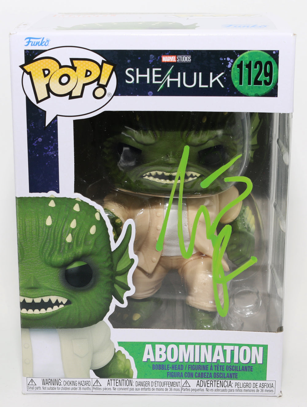 Tim Roth as Abomination in She-Hulk Signed Funko POP! #1129