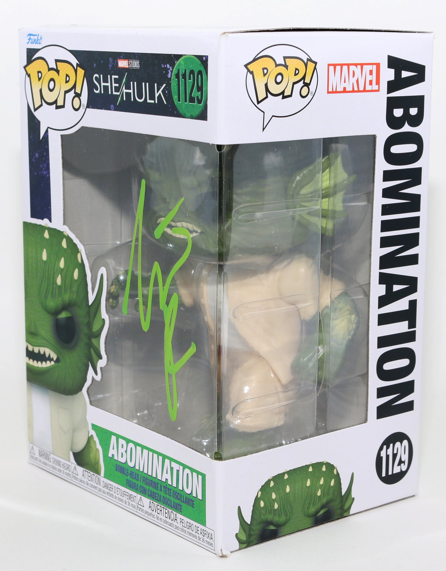 
                  
                    Tim Roth as Abomination in She-Hulk Signed Funko POP! #1129
                  
                