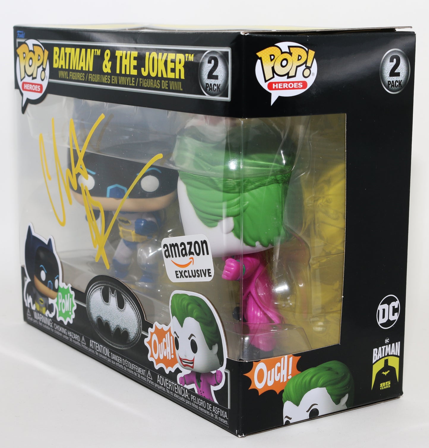 
                  
                    Christian Bale as Batman in The Dark Knight Amazon Exclusive Signed Funko POP! 2-Pack
                  
                