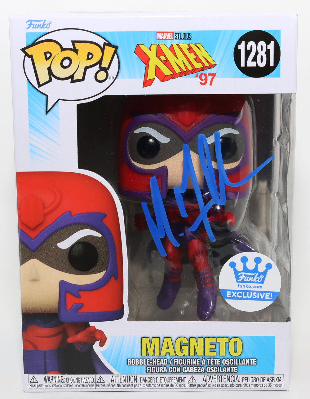 Michael Fassbender as Magneto in X-Men Funko Store Exclusive Signed Funko POP! #1281