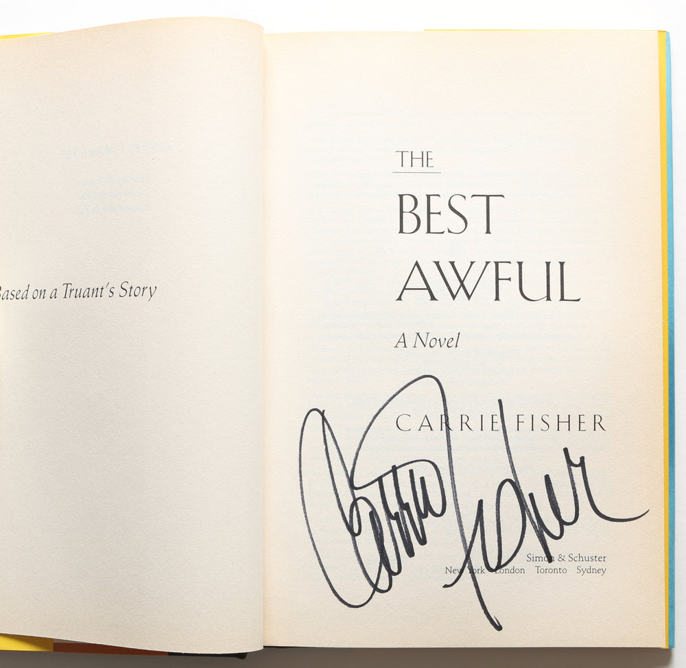 
                  
                    The Best Awful There Is Hardcover Book Signed by Star Wars Princess Leia Actress & Author Carrie Fisher
                  
                