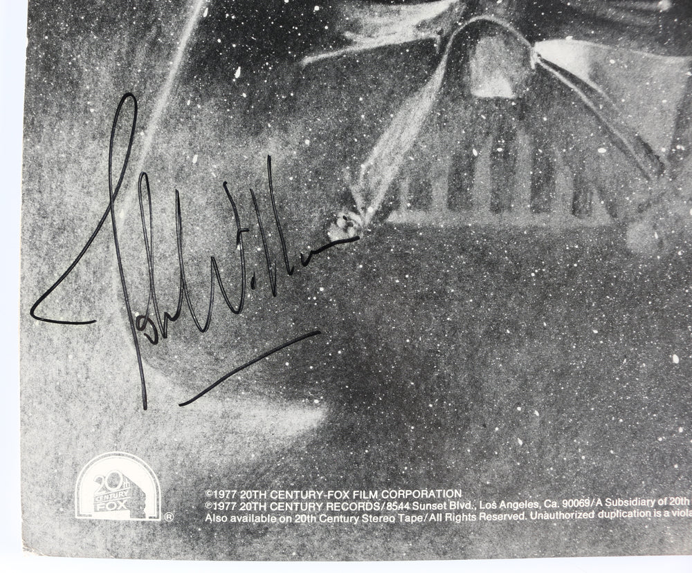 
                  
                    Star Wars: A New Hope Original Motion Picture Soundtrack 12" Vinyl LP Record Signed by Composer: John Williams
                  
                