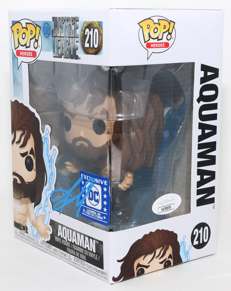 
                  
                    Jason Momoa as Aquaman Shirtless in Justice League DC Legion Exclusive (JSA) Signed Funko POP! #210
                  
                