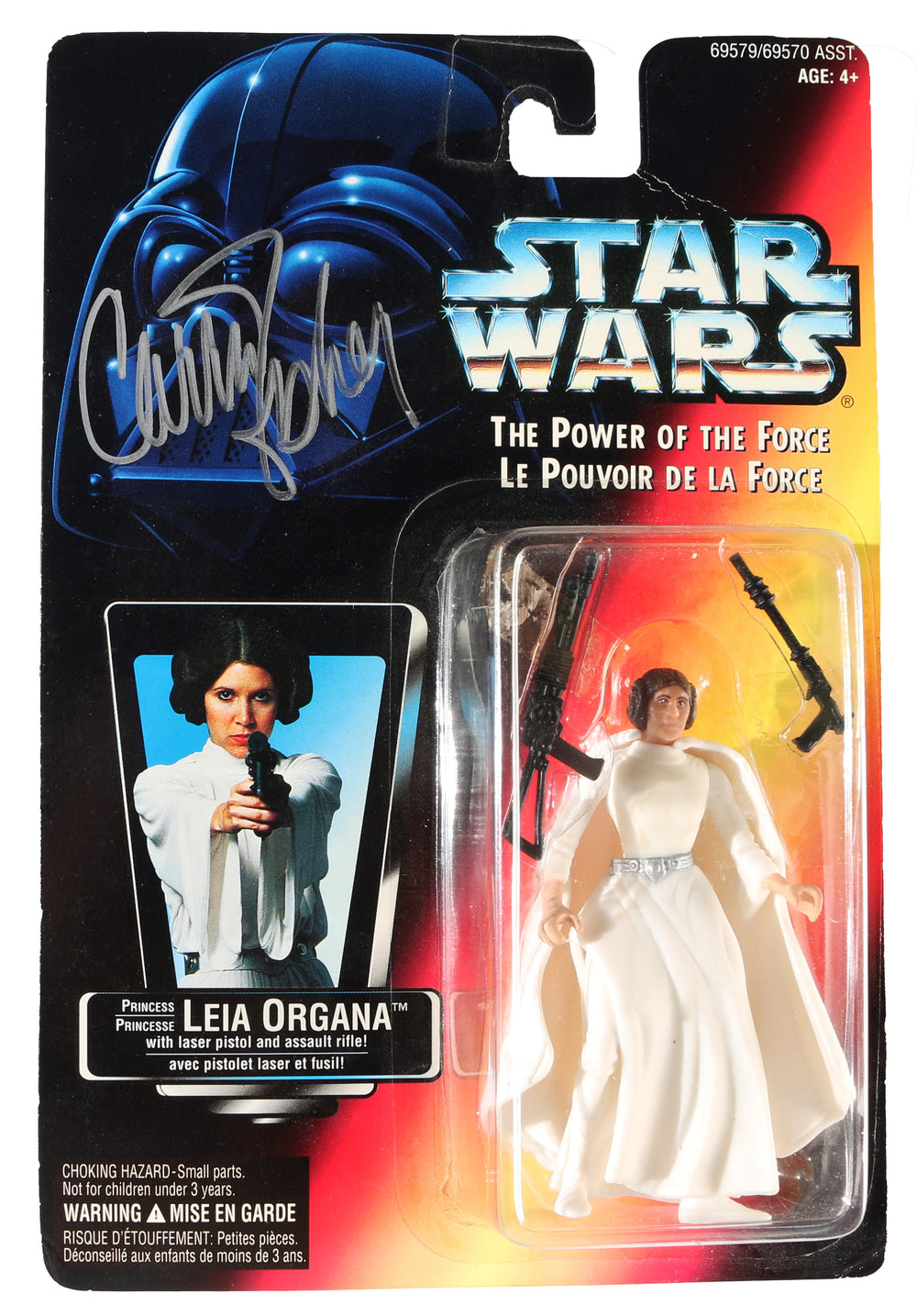Carrie Fisher as Princess Leia in Star Wars: A New Hope POTF Power of the Force Action Figure