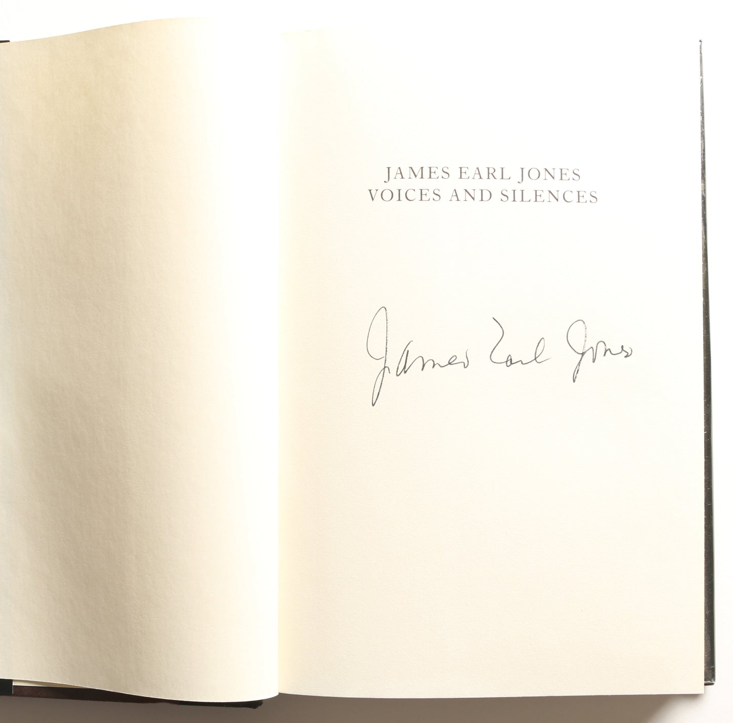 
                  
                    Voices and Silences Hardcover Book Signed by Star Wars Darth Vader Actor & Author James Earl Jones
                  
                