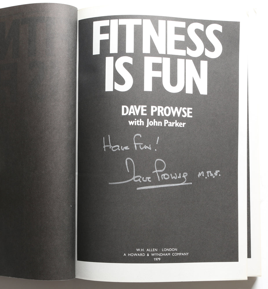 
                  
                    Fitness is Fun Book Signed by Star Wars Darth Vader Actor & Author Dave Prowse
                  
                