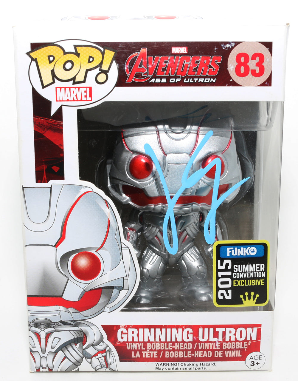 James Spader as Grinning Ultron in Avengers: Age of Ultron 2015 Summer Convention Exclusive Signed Funko POP! #83