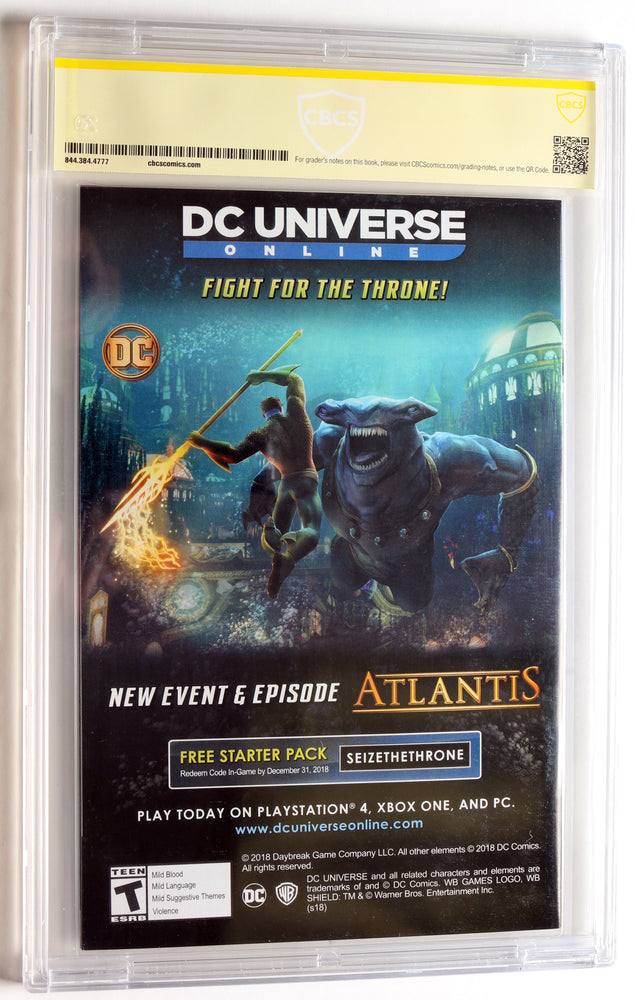 
                  
                    Aquaman #42 - Ben Oliver Variant - Signed by Jason Momoa & Amber Heard (CBCS Witnessed Sig 9.8) 2019
                  
                