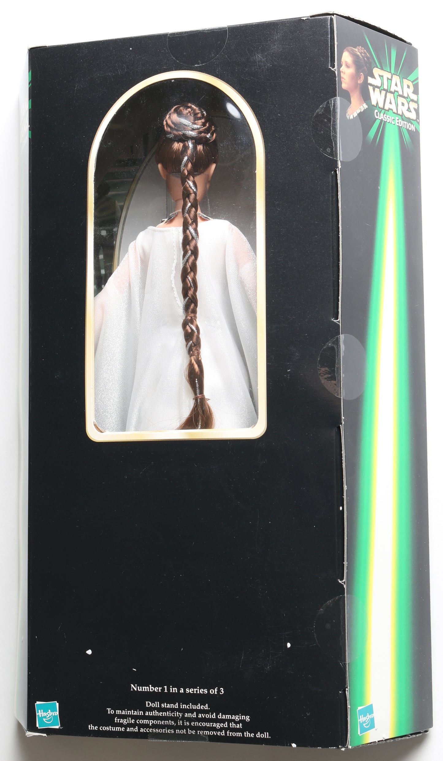 
                  
                    Carrie Fisher as Princess Leia in Ceremonial Gown Star Wars: A New Hope Signed Hasbro Doll
                  
                