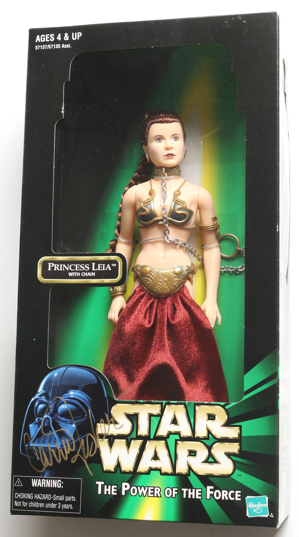 Carrie Fisher as Slave Princess Leia Star Wars: The Power of The Force –  SWAU Auction