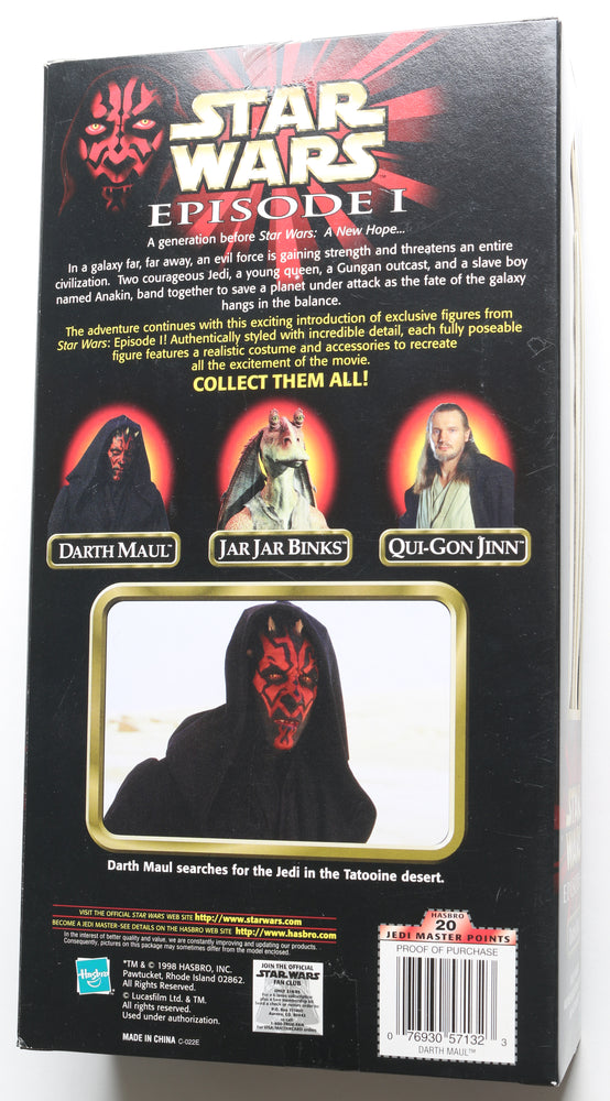 
                  
                    Ray Park as Darth Maul in Star Wars Episode I: The Phantom Menace Hasbro 12" Action Figure
                  
                