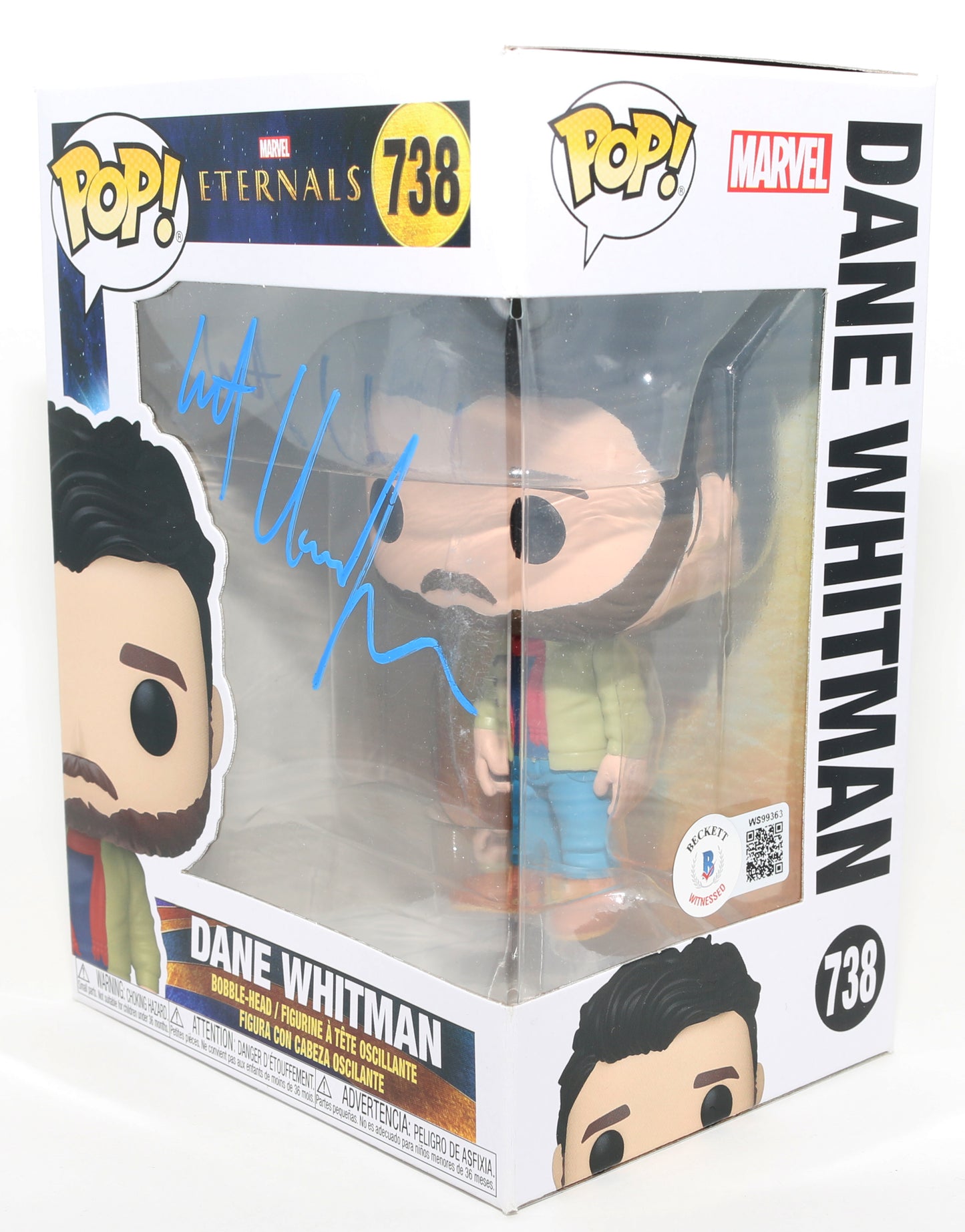 
                  
                    Kit Harrington as Dane Whitman in Eternals (Beckett) Signed Funko POP! #738
                  
                