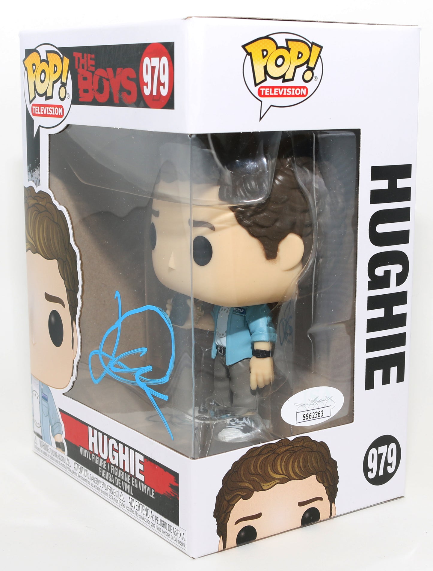
                  
                    Jack Quaid as Hughie in The Boys (JSA) Signed Funko POP! #979
                  
                