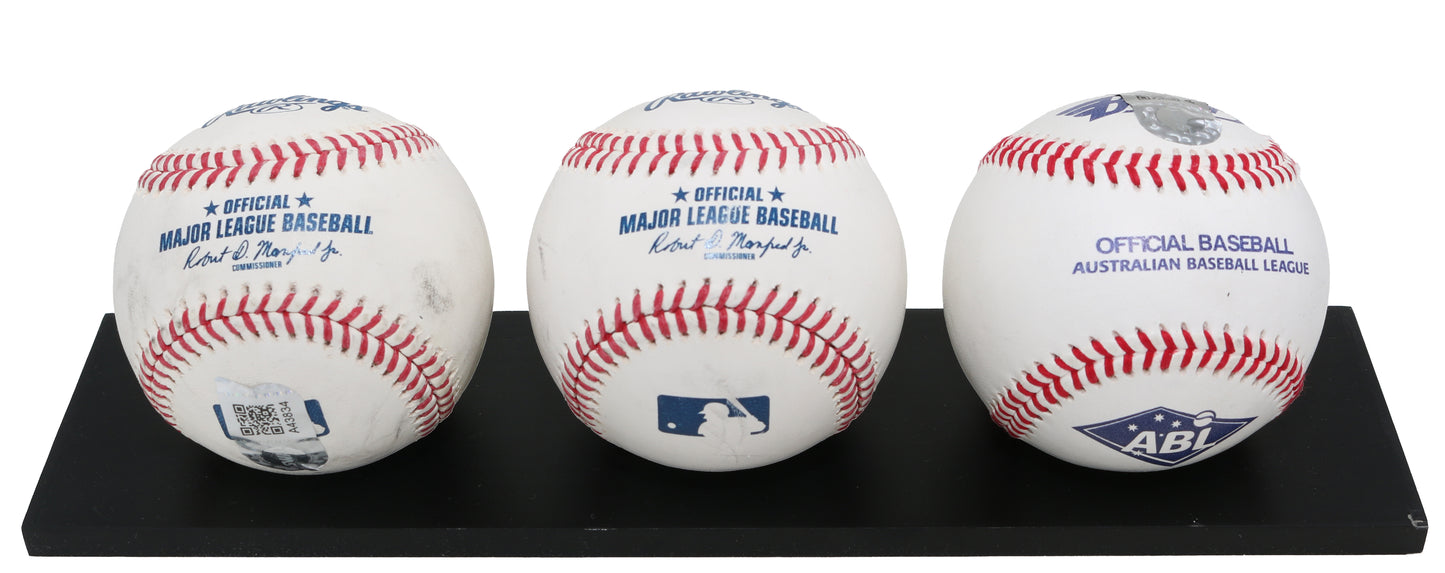 
                  
                    Marvel Actors: Benedict Cumberbatch, Jeremy Renner, Paul Bettany, Chris Evans, Mark Ruffalo, & Chris Hemsworth 6pc Set of Official MLB & Australian Baseballs with Character Names
                  
                