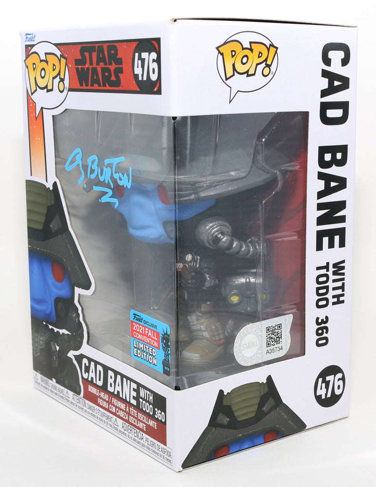 
                  
                    Corey Burton as Cad Bane in Star Wars: The Book of Boba Fett 2021 Fall Con Limited Edition (SWAU) Signed Funko POP!  #476
                  
                