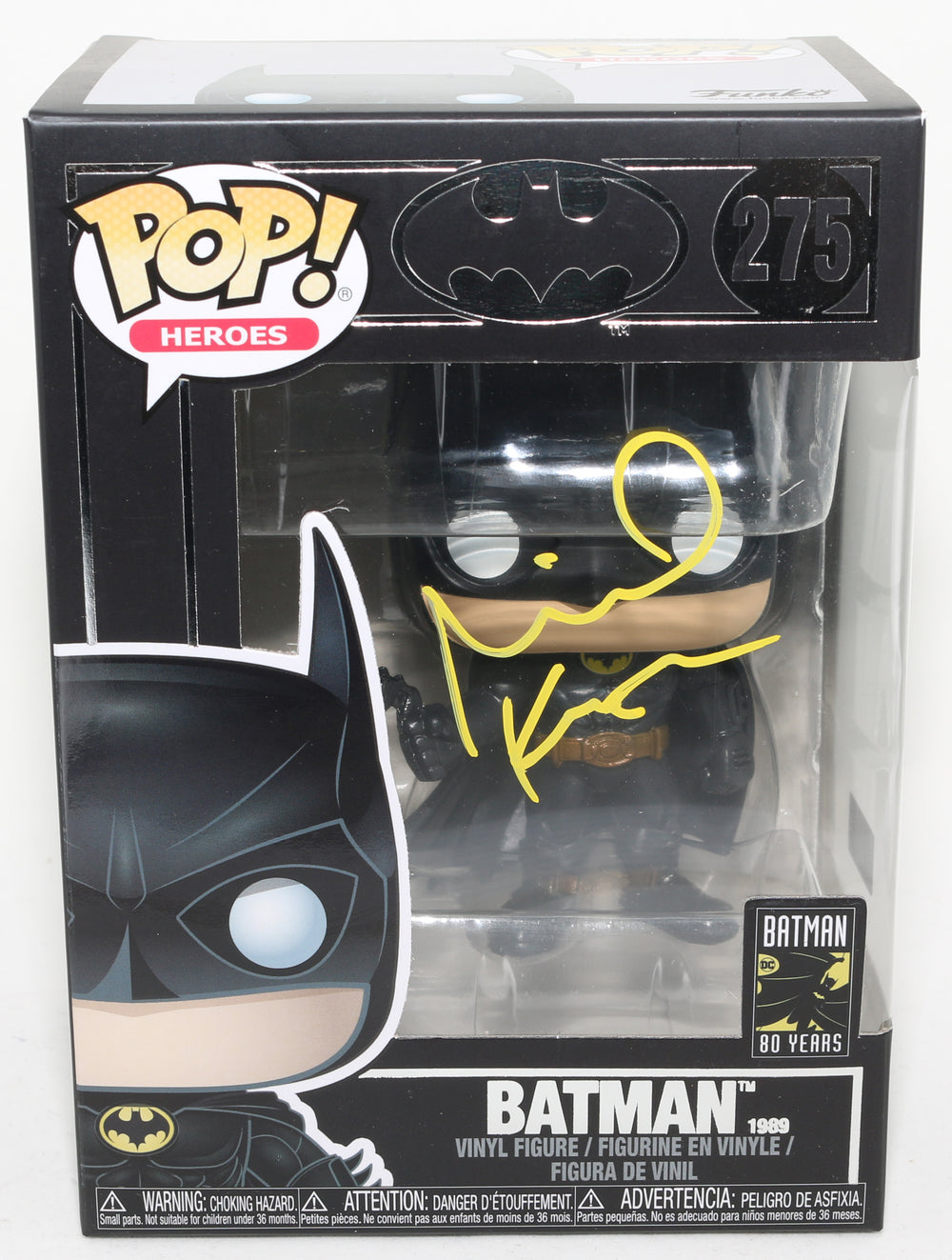 Michael Keaton as Batman in Batman 1989 (Celebrity Authentics) Signed Funko POP! #275