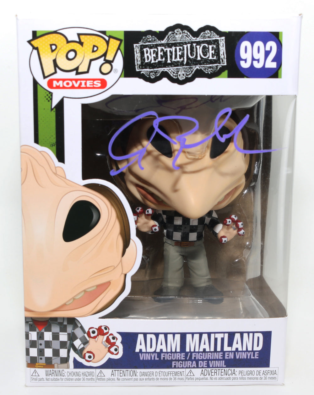 Alec Baldwin as Adam Maitland in Tim Burton's Beetlejuice Signed Funko POP! #992