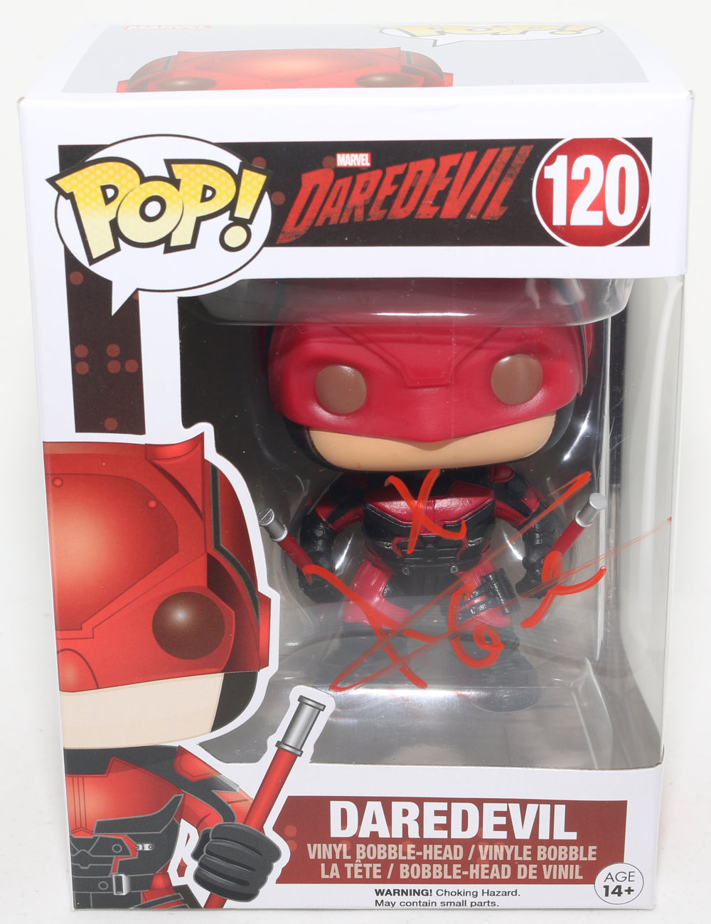 Charlie Cox as Daredevil in Daredevil Signed Funko POP! #120