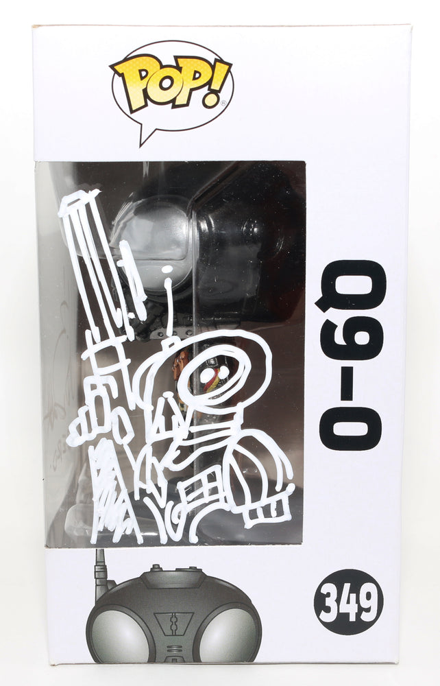 
                  
                    Christopher Bartlett as Q9-0 in Star Wars: The Mandalorian Signed Funko POP! #349 with Character Name & Sketch
                  
                