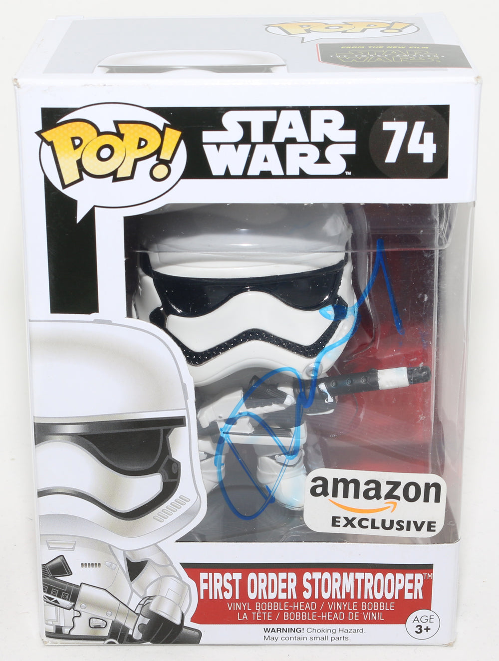 Daniel Craig as First Order Stormtrooper in Star Wars: The Force Awakens (Beckett) Signed Funko POP! #74 - Rare