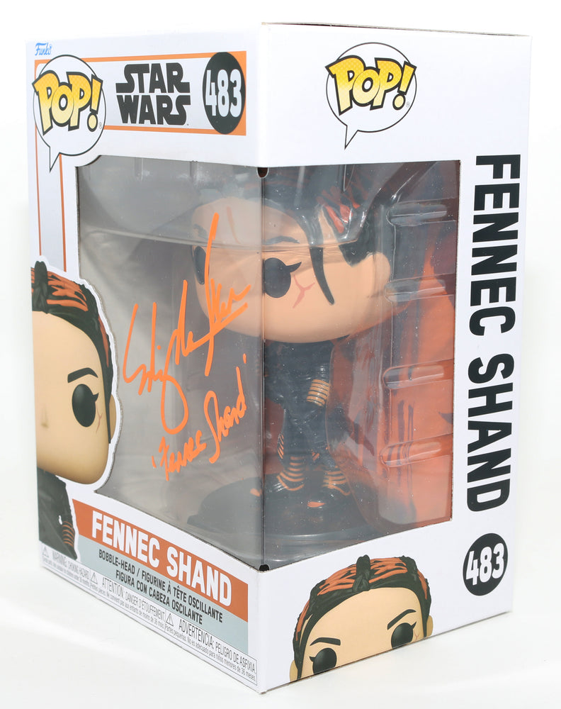 
                  
                    Ming-Na Wen as Fennec Shand in Star Wars: The Mandalorian Signed Funko POP! #483 with Character Name
                  
                