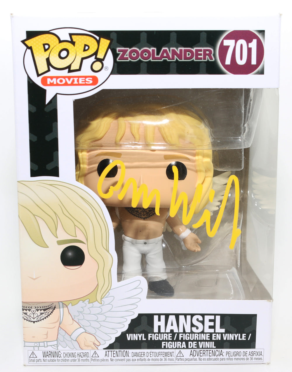 Owen Wilson as Hansel in Zoolander Signed Funko POP! #701