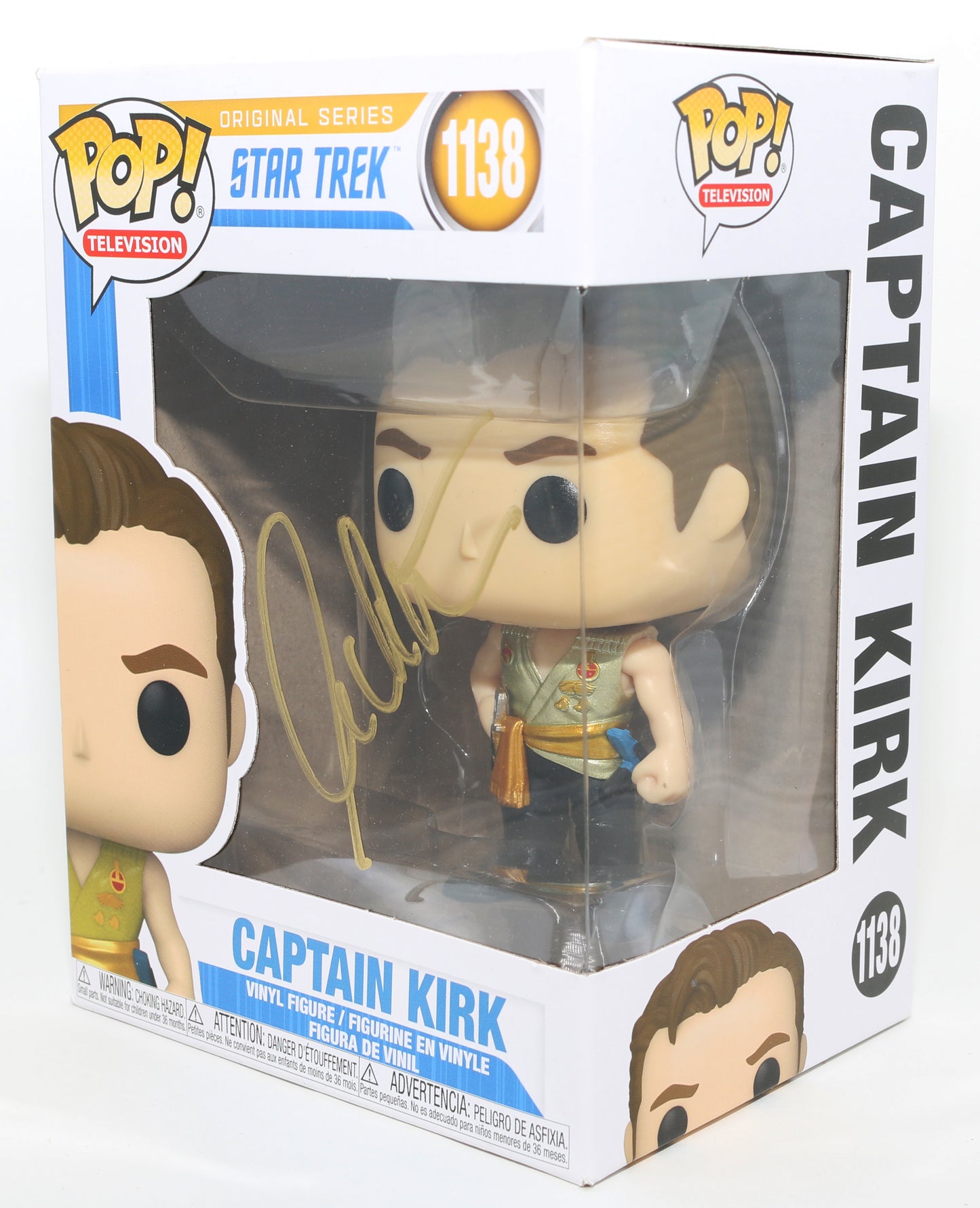 
                  
                    William Shatner as Captain Kirk in Star Trek The Original Series Signed Funko POP! #1138
                  
                
