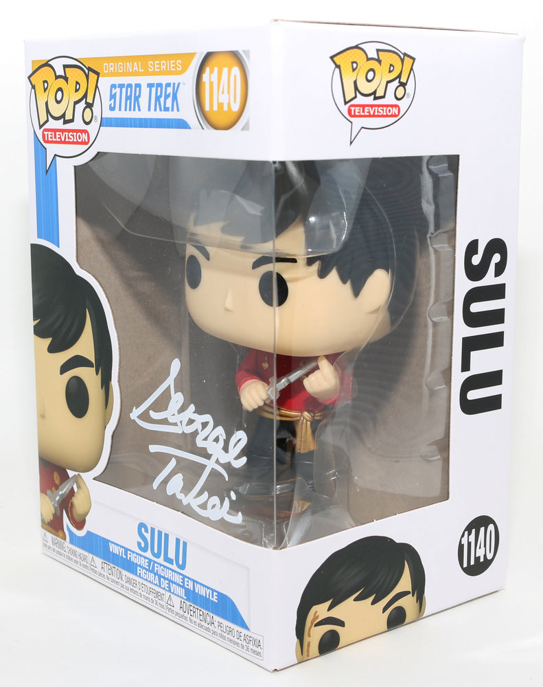 
                  
                    Gerorge Takei as Sulu in Star Trek The Original Series Signed Funko POP! #1140
                  
                