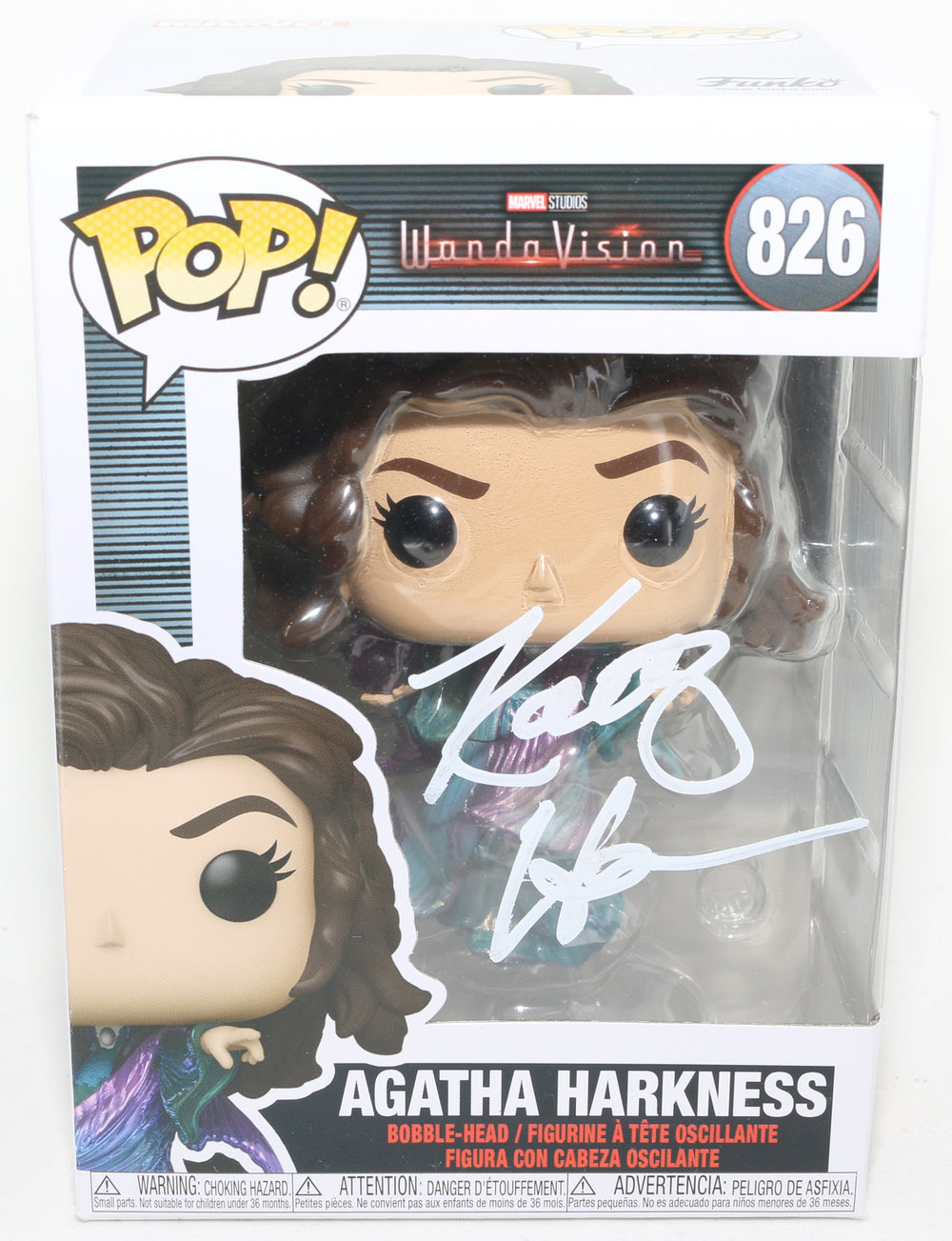 Kathryn Hahn as Agatha Harkness in WandaVision (SWAU) Signed POP! Funko #826