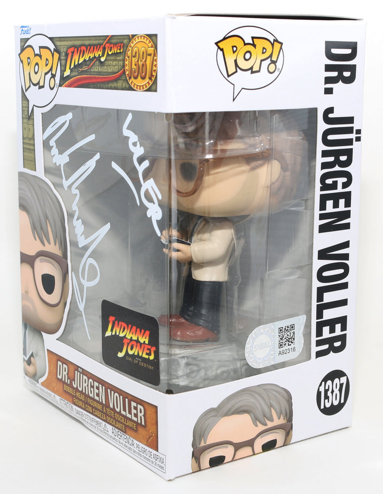 
                  
                    Mads Mikkelsen as Dr. Jürgen Voller in Indiana Jones and the Dial of Destiny (SWAU) Signed Funko POP! #1387 with Character Name
                  
                