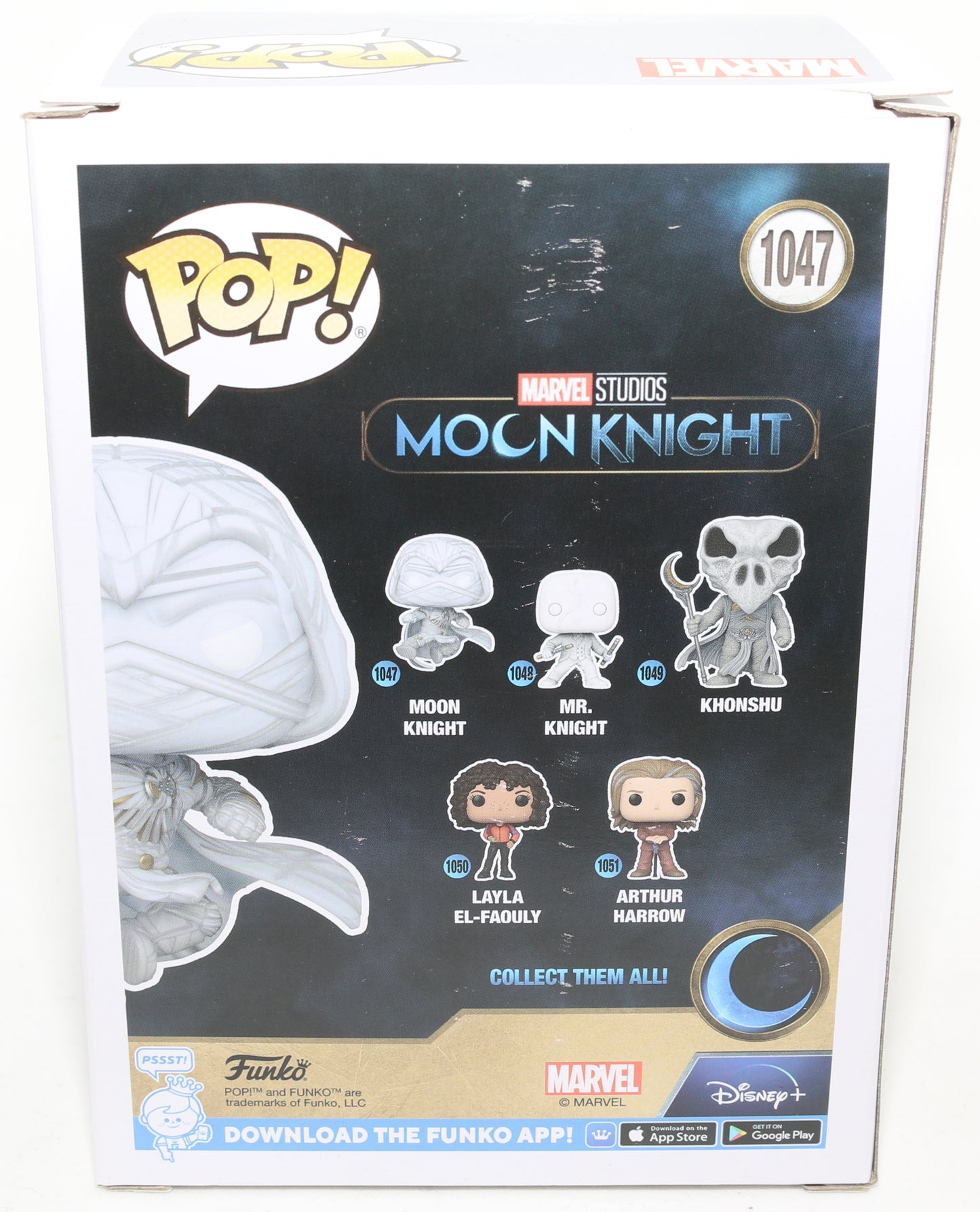 
                  
                    Oscar Isaac as Moon Knight in Moon Knight (SWAU) Signed Funko POP! #1047
                  
                