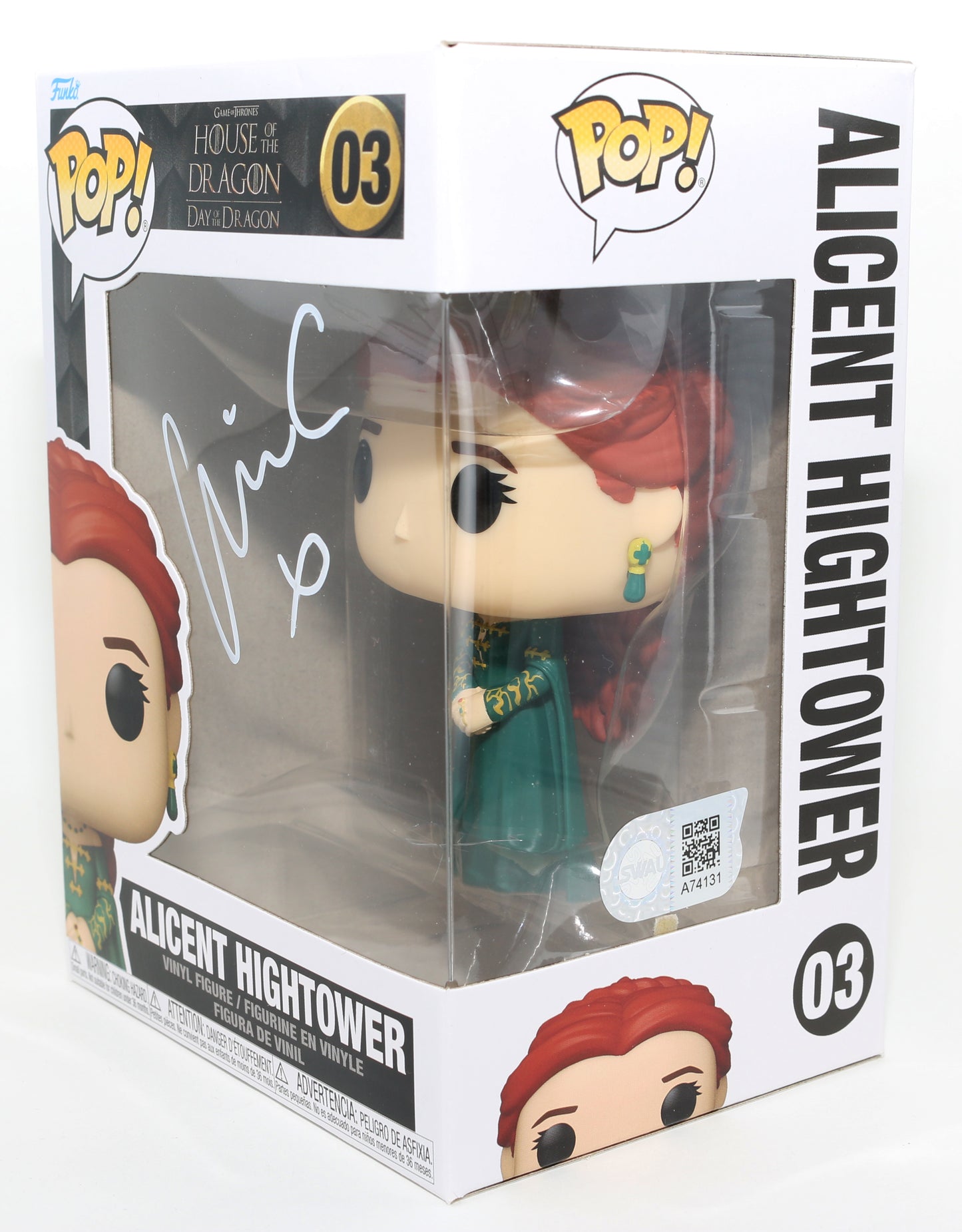 
                  
                    Olivia Cooke as Alicent Hightower in House of the Dragon (SWAU) Signed Funko POP! #03
                  
                