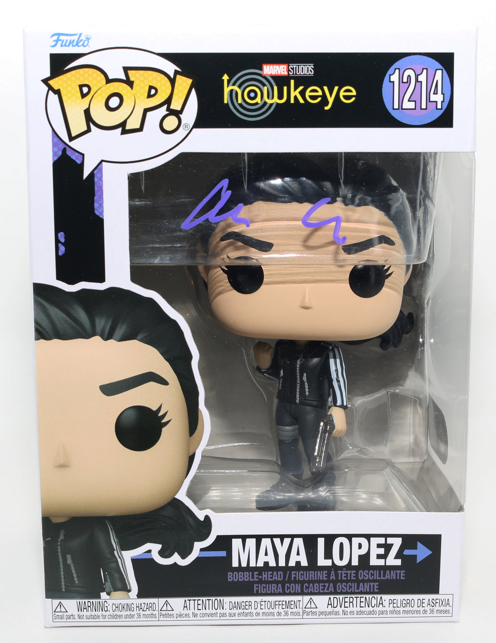 Alaqua Cox as Maya Lopez in Hawkeye (SWAU) Signed Funko POP! #1214