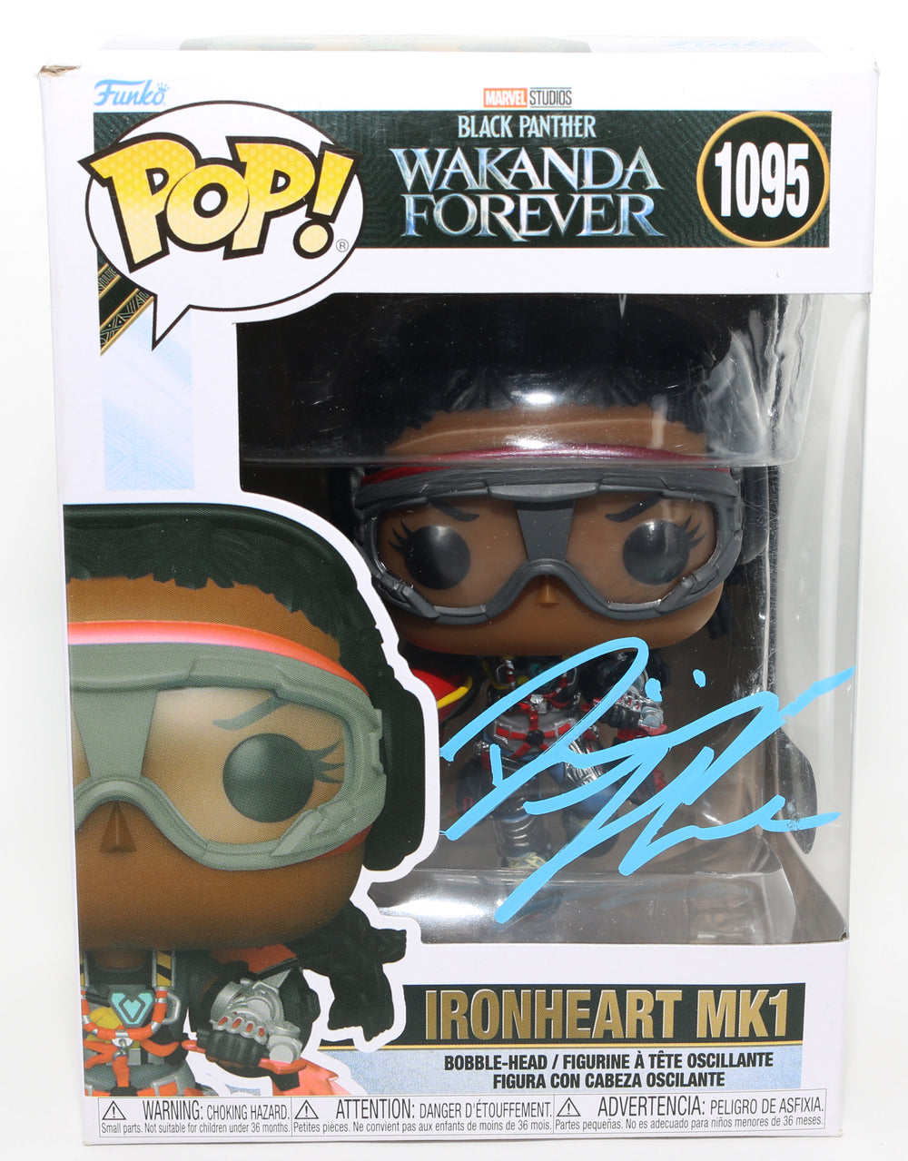 Dominique Thorne as Riri Williams / Ironheart in Black Panther: Wakanda Forever (SWAU) Signed Funko POP! #1095