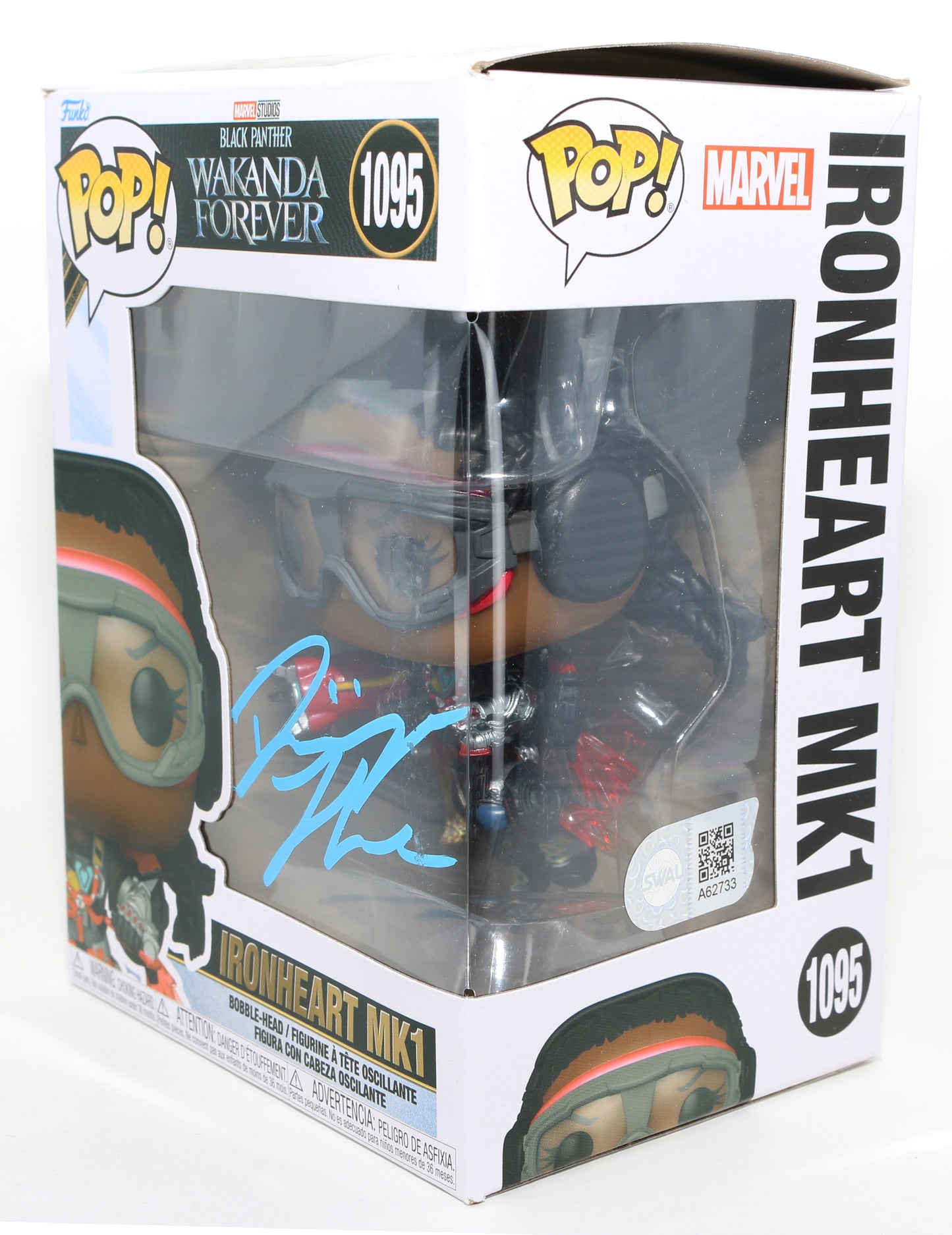 
                  
                    Dominique Thorne as Riri Williams / Ironheart in Black Panther: Wakanda Forever (SWAU) Signed Funko POP! #1095
                  
                