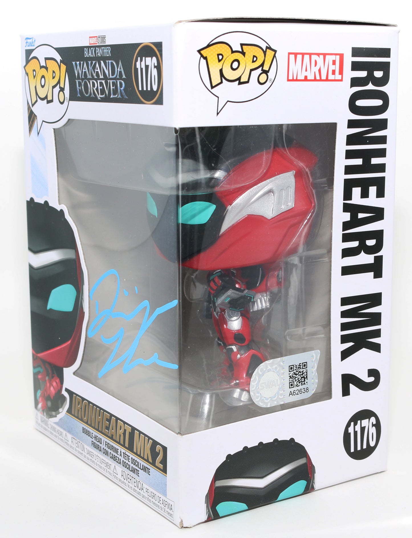 
                  
                    Dominique Thorne as Ironheart Mark 2 in Black Panther: Wakanda Forever (SWAU) Signed Funko POP! #1176
                  
                