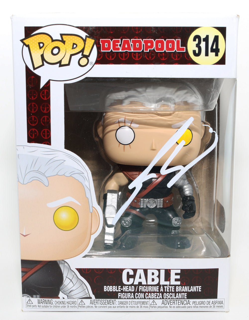 Josh Brolin as Cable in Deadpool 2 (SWAU) Signed Funko POP! #314