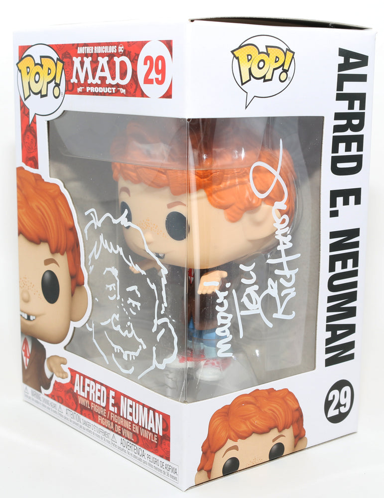 
                  
                    Tom Richmond Alfred E. Neuman Artist for Mad Magazine Signed Funko POP! #29 with Character Name & Sketch
                  
                
