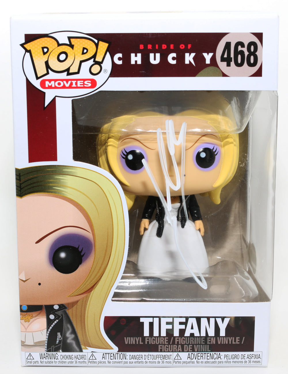 Jennifer Tilly as The Voice of Tiffany Valentine in The Bride of Chucky (SWAU) Signed Funko POP! #468