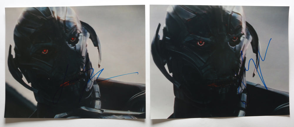 James Spader as Ultron in Avengers: Age of Ultron Signed 11x14 Photo 2pc LOT