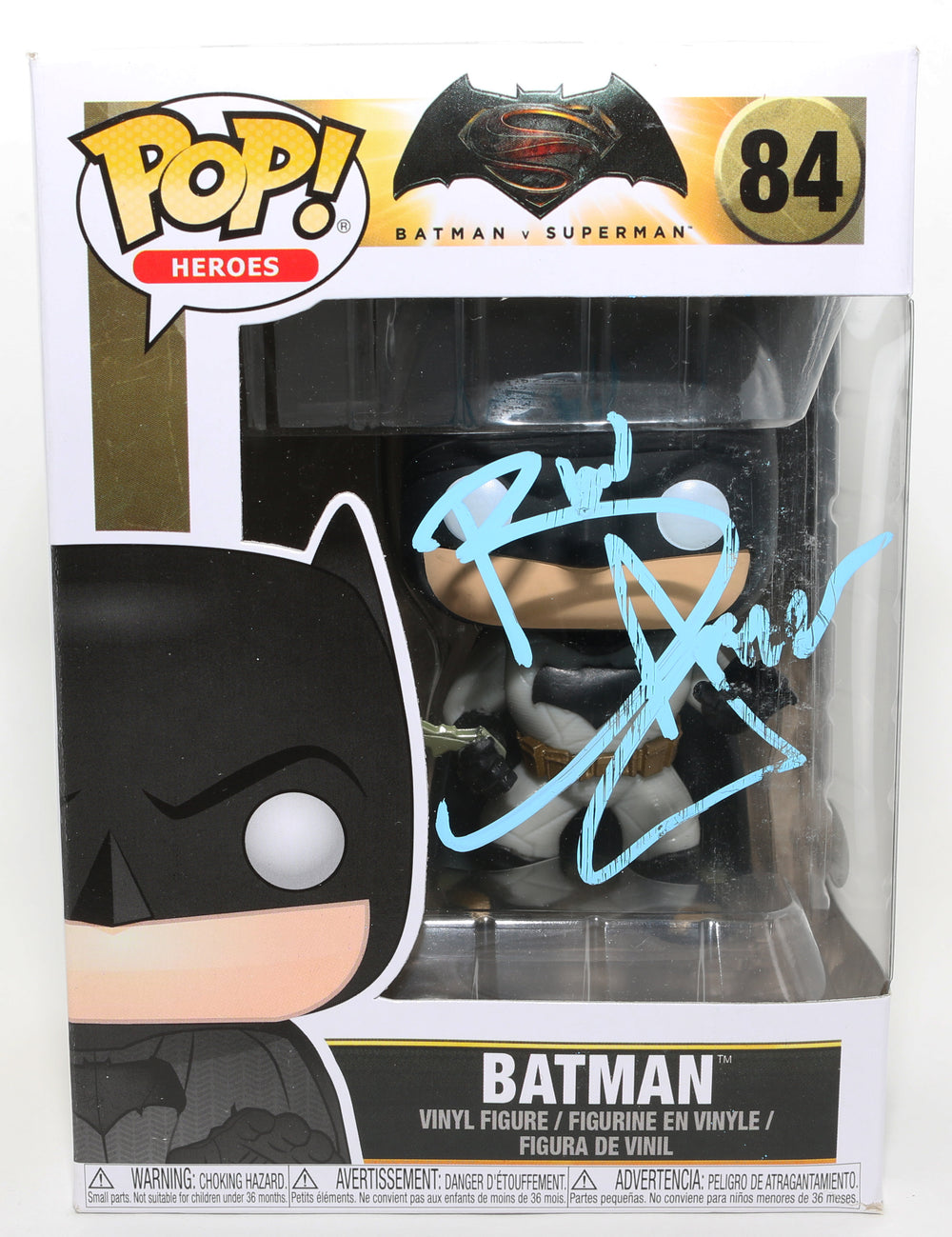 Ben Affleck as Batman in Batman v Superman: Dawn of Justice (JSA) Signed Funko POP! #84